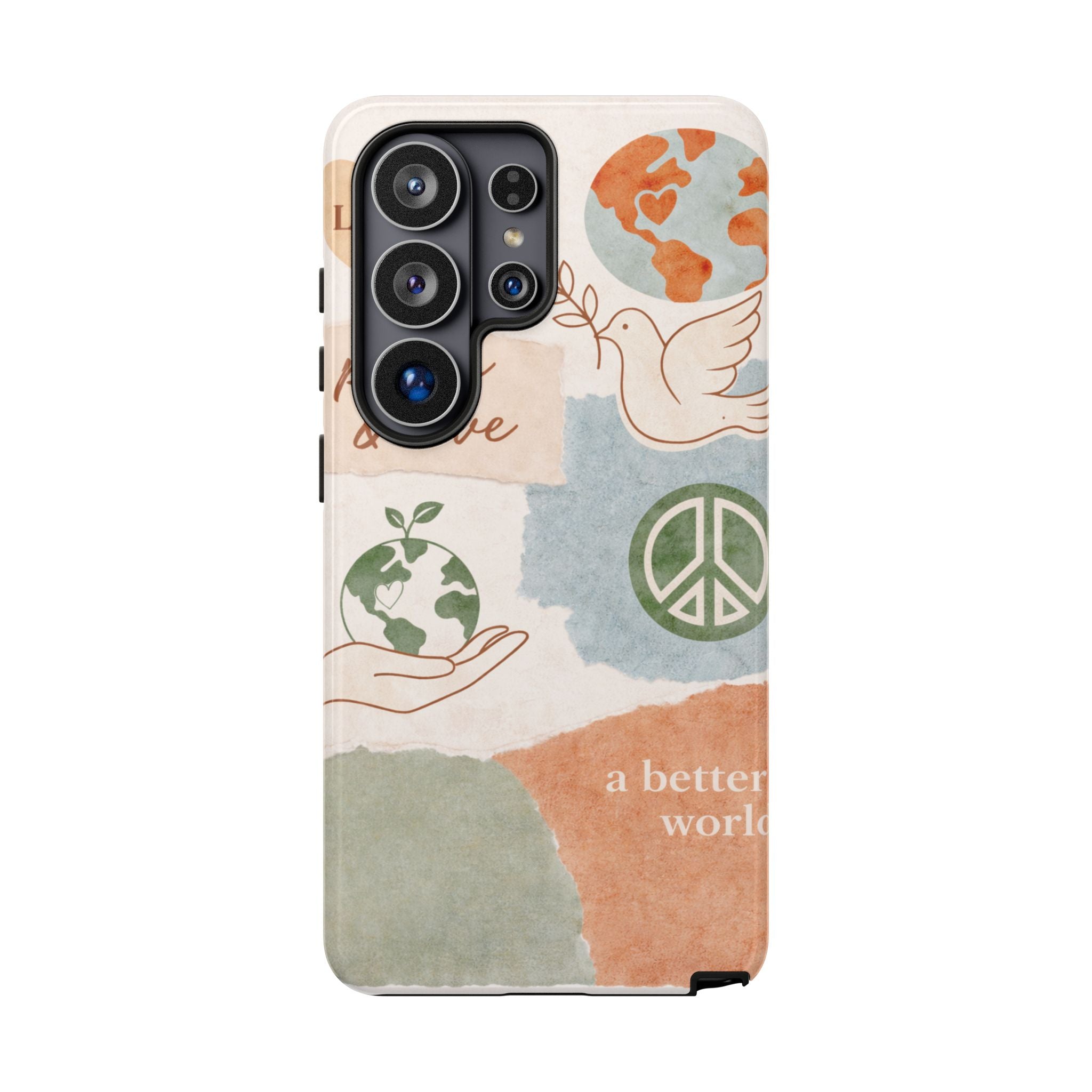 Tough Cases for Samsung & iPhone - "Peace & Love"