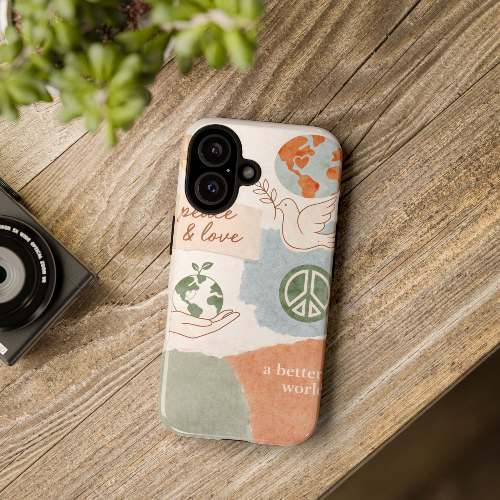 Tough Cases for Samsung & iPhone - "Peace & Love"