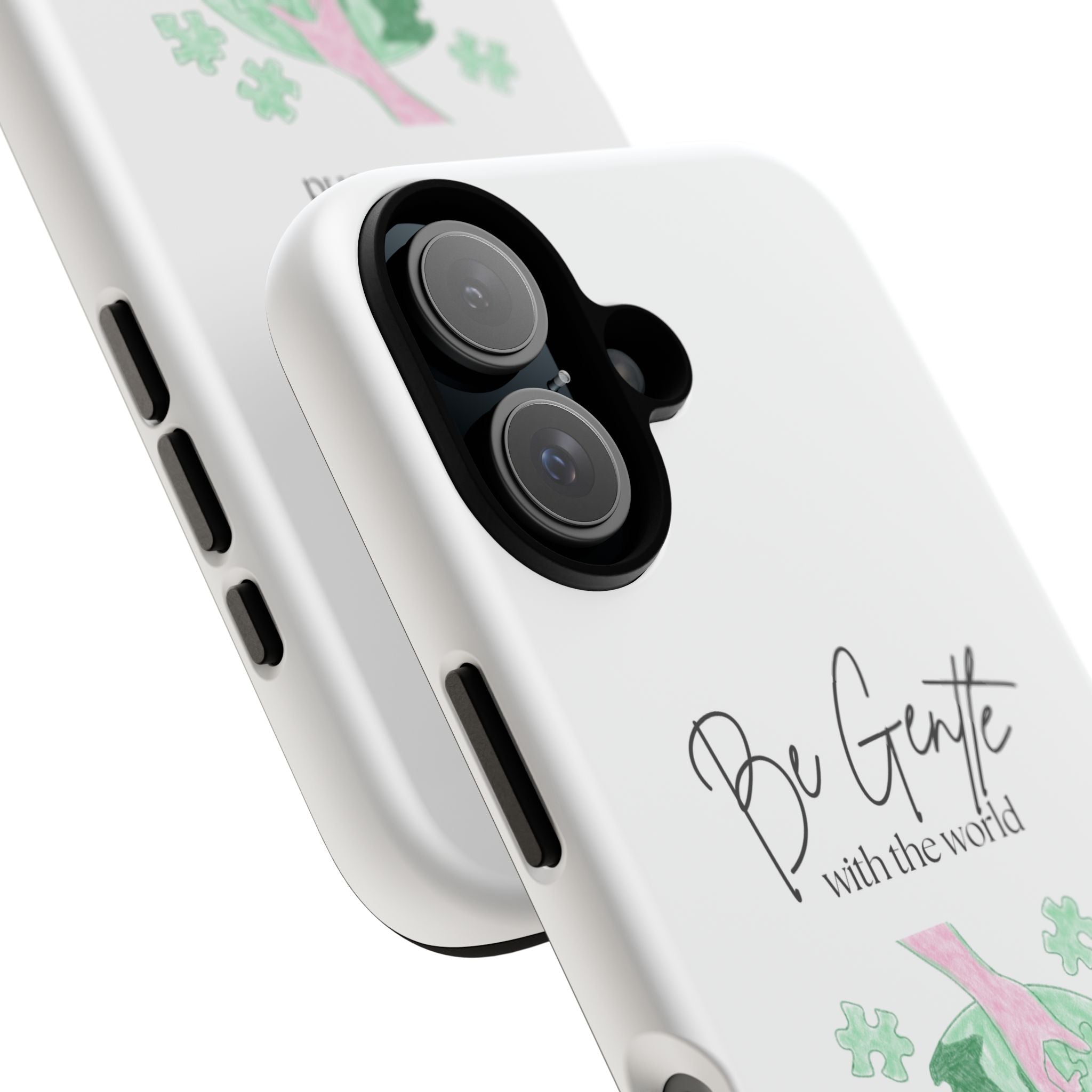Tough Cases for iPhone - "Be Gentle with The World"