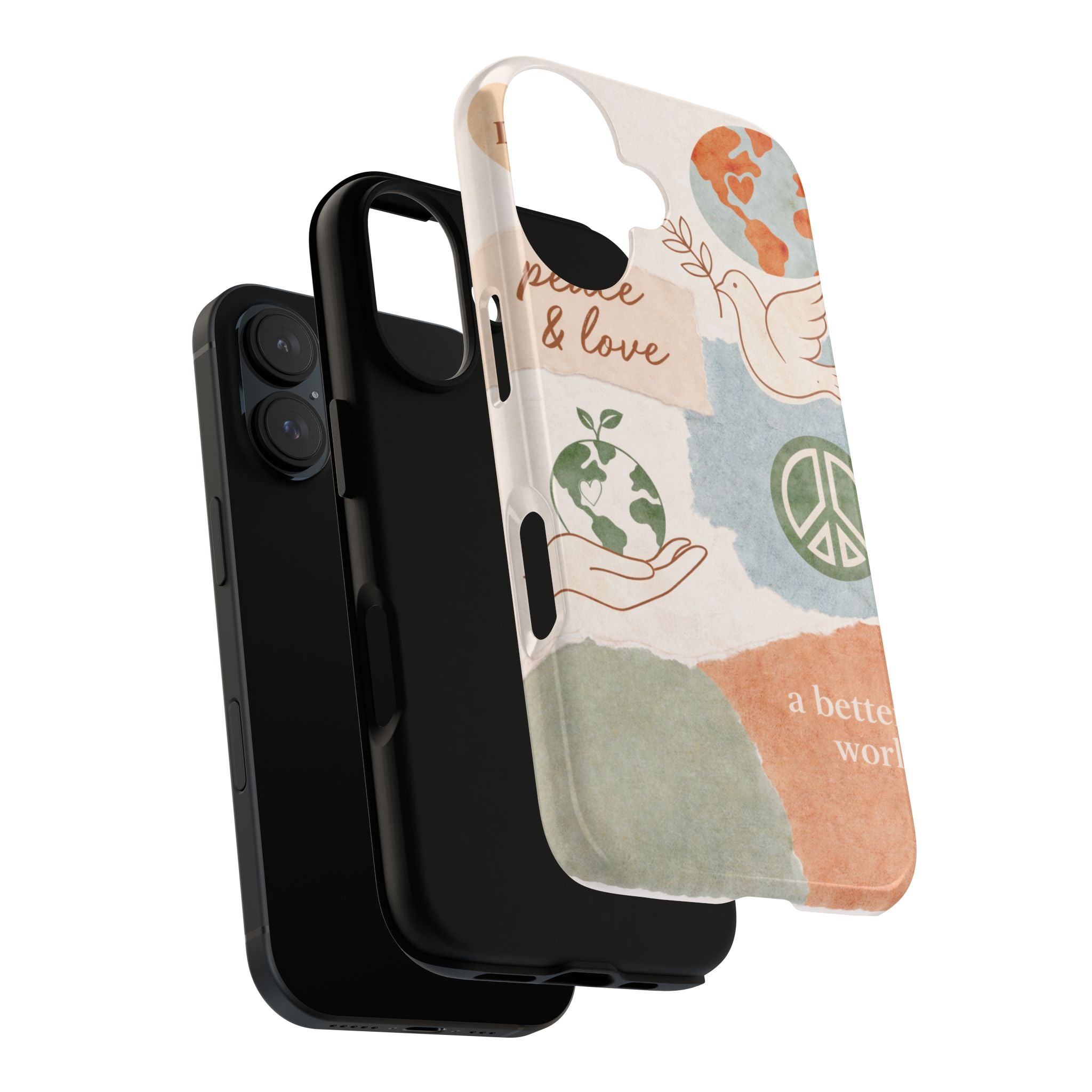 Tough Cases for Samsung & iPhone - "Peace & Love"