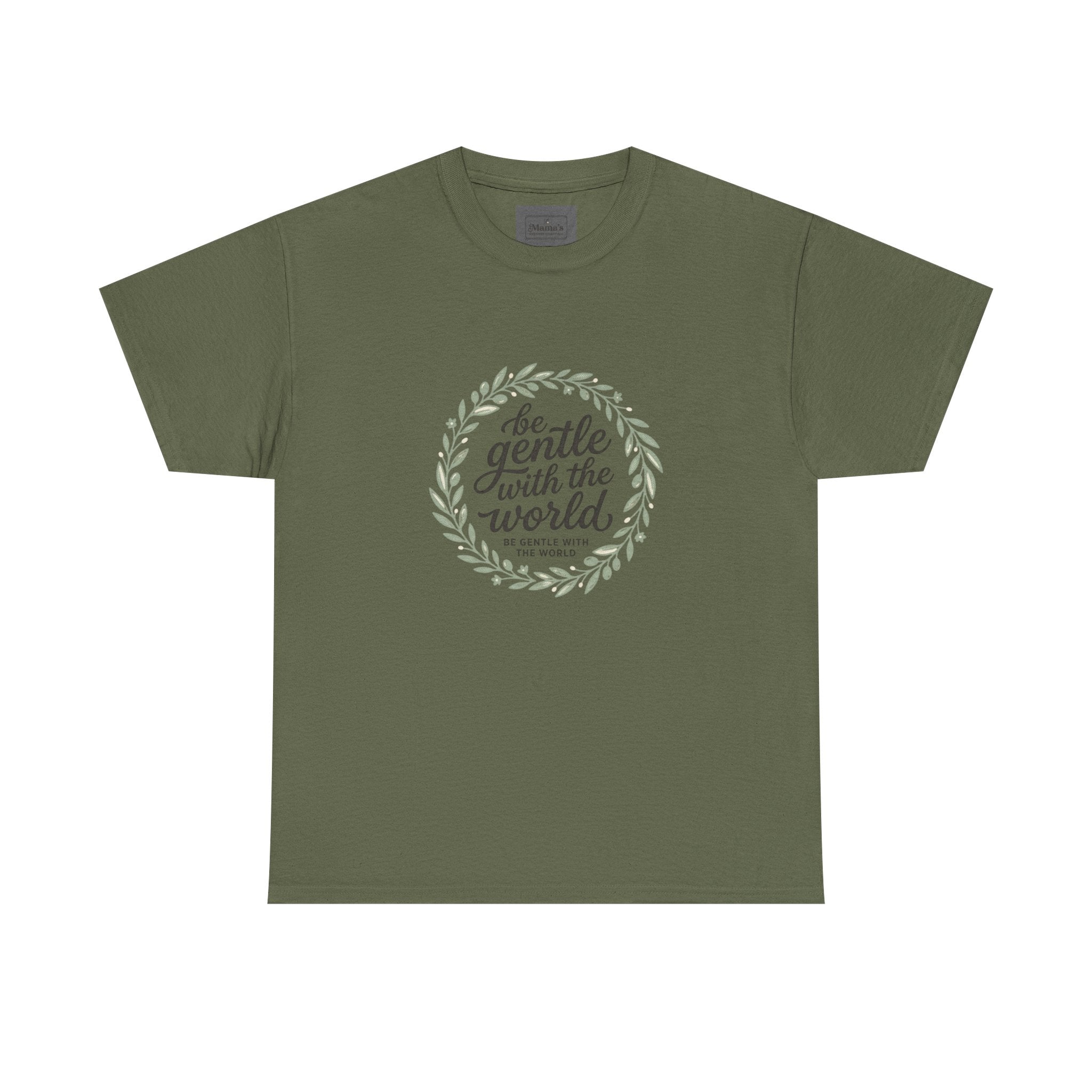 Unisex Heavy Cotton Tee - "Be Gentle With The World"