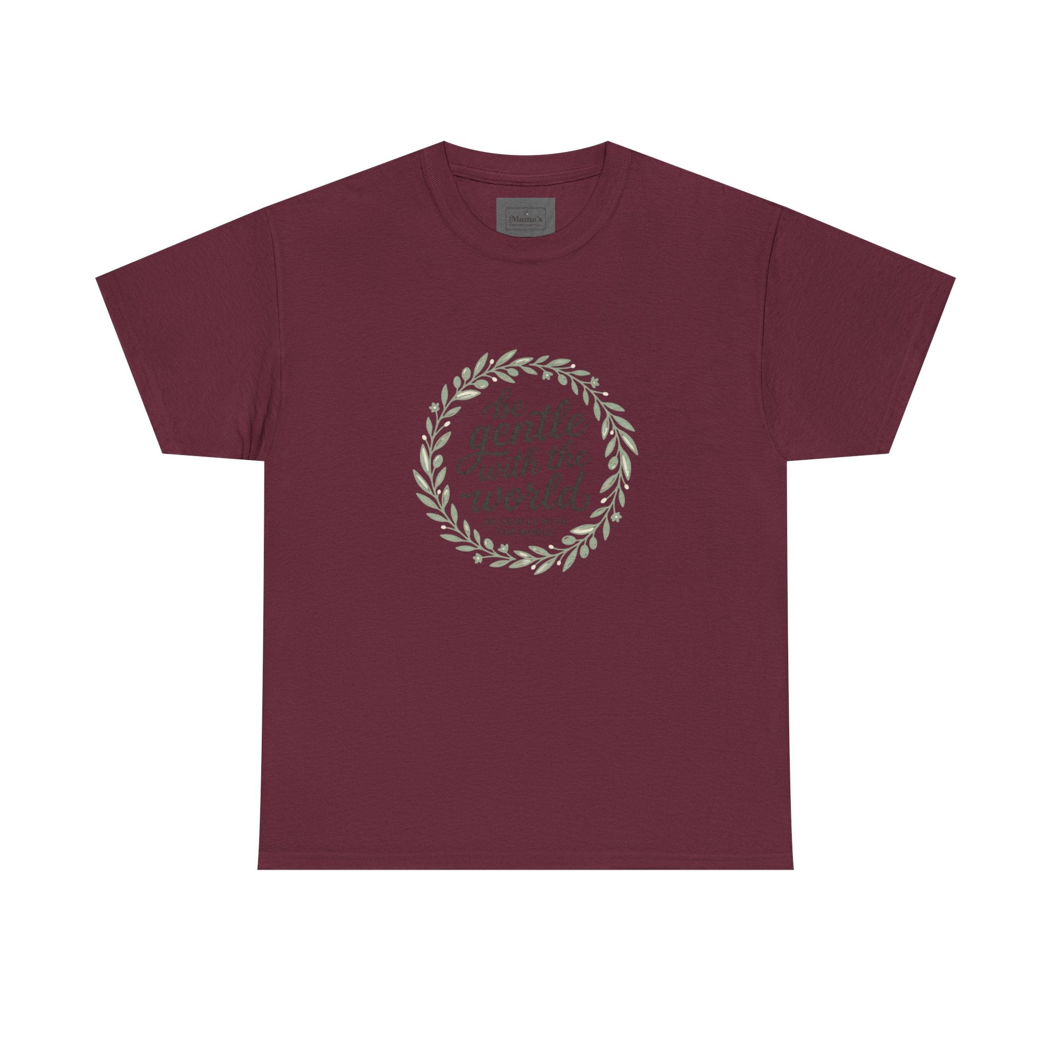 Unisex Heavy Cotton Tee - "Be Gentle With The World"