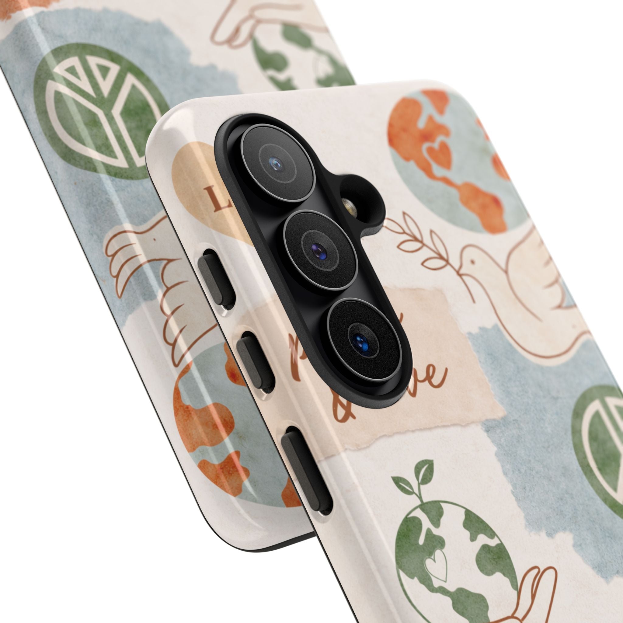 Tough Cases for Samsung & iPhone - "Peace & Love"